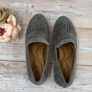 BORN McGee suede loafers